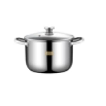 HYTX HYTX JBL-PJ304SP-NC 26 cm Stainless Steel Soup Pot JBL-PJ304SP-NC